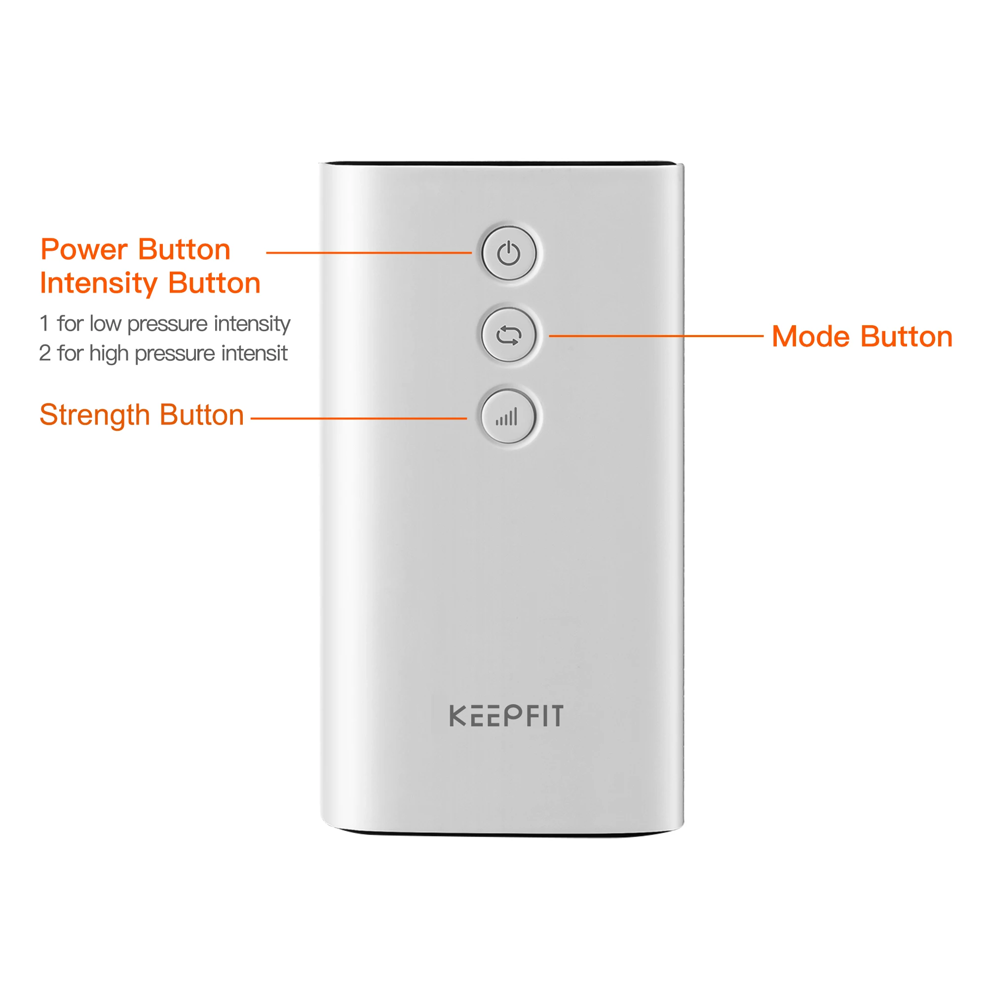 

KEEPFIT Leg Massager With Wireless Air Compression Rechargeable Completely Wrapped Relieve Calf Muscle Fatigue Massage Relax