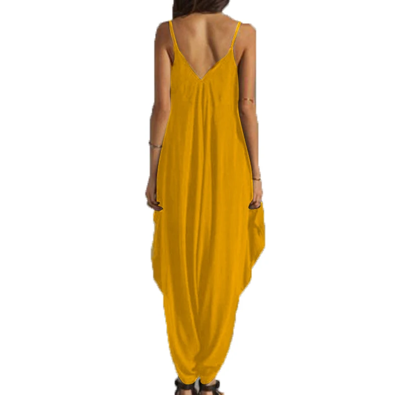 

Fashion Jumpsuit Women Summer Womens Long Romper Bodysuit Harem Combinaison Femme Elegant Coveralls Playsuit Macacao Clothing