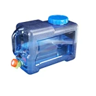 Емкость 57, 5, 8, 10, 12, 15 л, для воды на открытом воздухе, портативное водительское ведро для воды, с краном для кемпинга