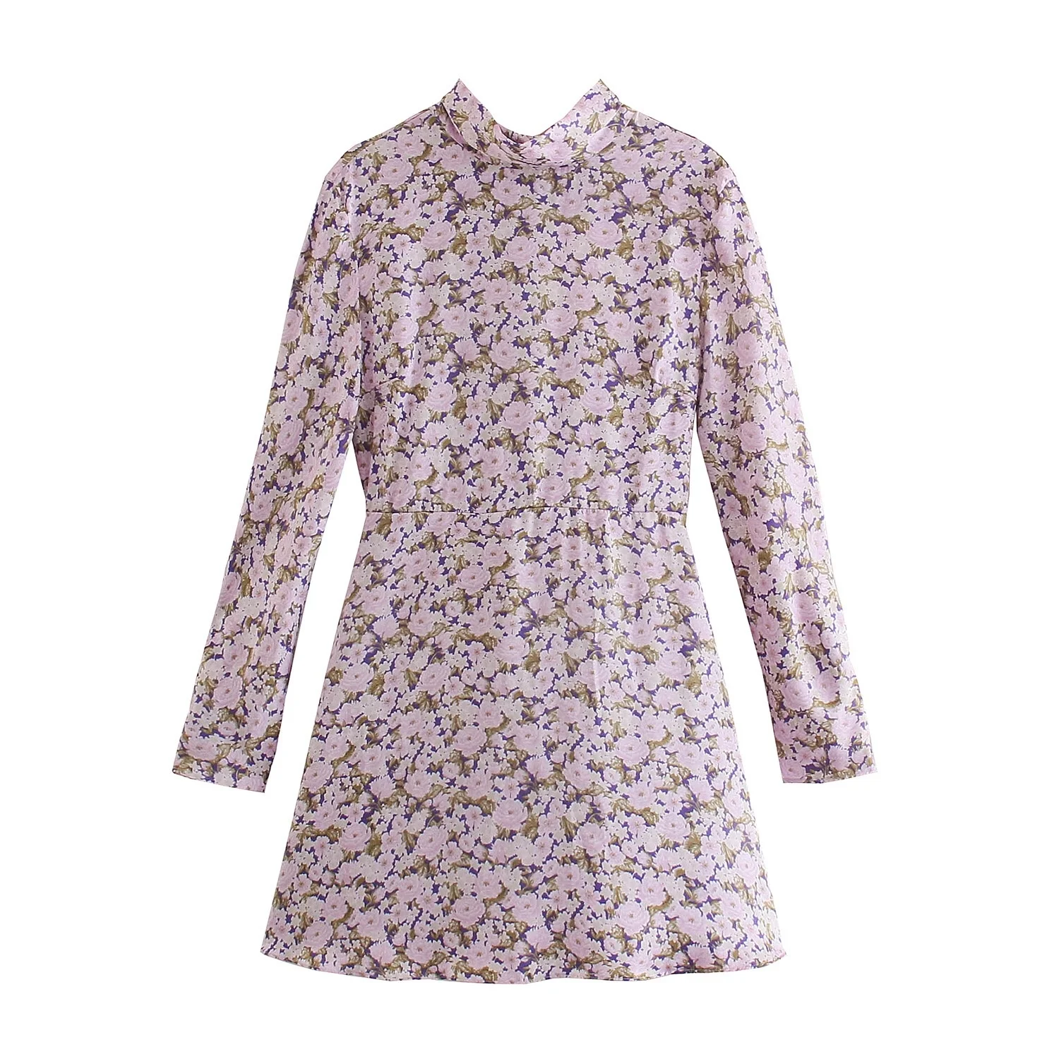 Женская винтажная рубашка с рюшами фиолетовая блузка во французском стиле