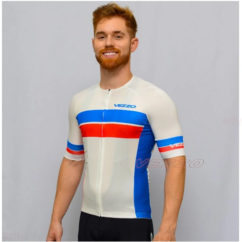 Белая мужская велосипедная рубашка с коротким рукавом одежда для велоспорта 2022