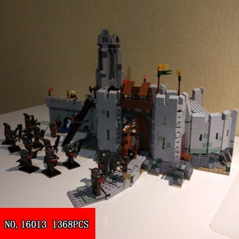 16013 серия фильмов Властелин Колец Хелм долина войны Детские сборочные вставки