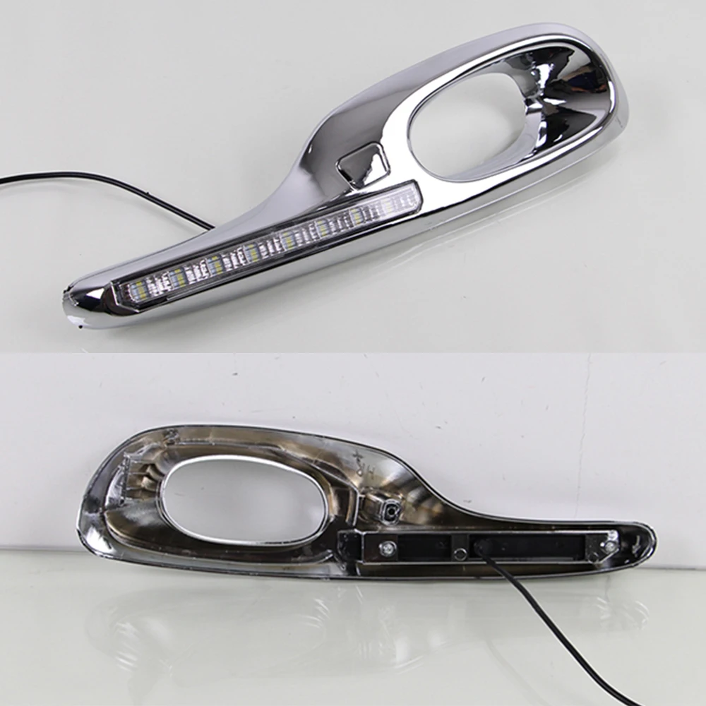 Автомобильные светодиодсветодиодный дневные ходовые огни для Honda Jazz fit 2011 2012 2013 DRL