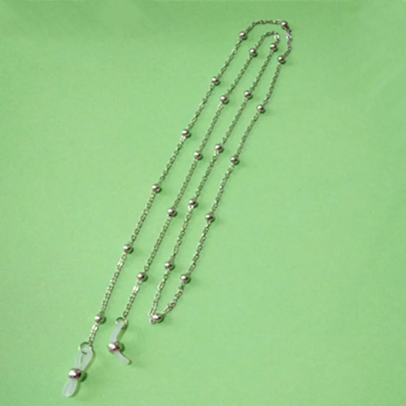 

Fashion Gold Silver Metal Eyeglasses Chain Women Retro Solid Color Nonslip Decoration Glasses Chain Accessories