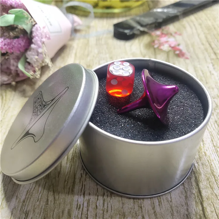 Мини-отличная цинковый сплав серебра прядильный механизм от Тотем из кинофильма