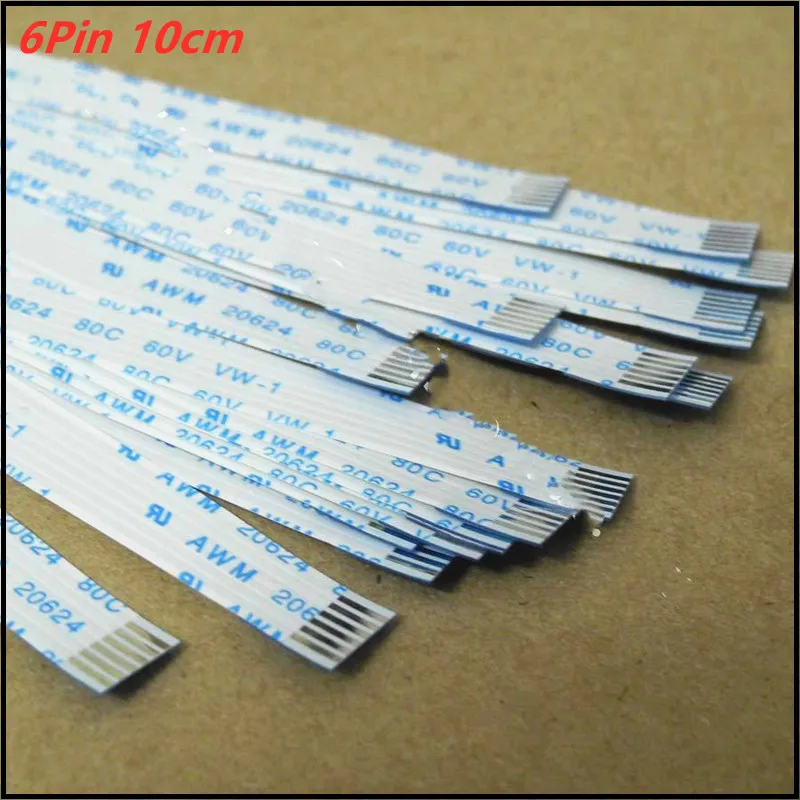 6 контактов 10 см гибкий кабель для сенсорной панели мыши коммутационный dc jack
