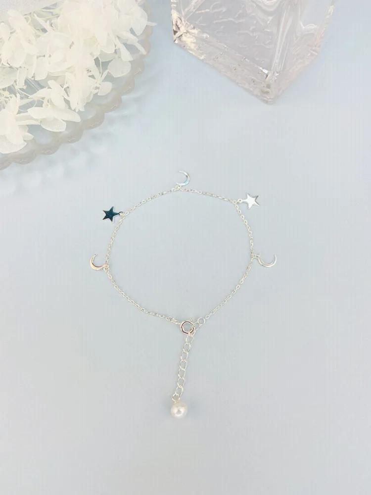 Серебряные ювелирные изделия TrustDavis 925 браслеты на лодыжку для женщин браслет