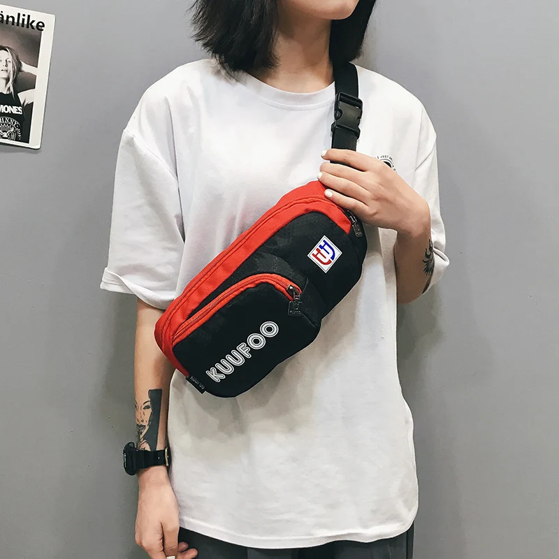 

Fashion Bag Nylon For Women Crossbody Sports Fanny Pack Laser Chest Phone Pouch Men Travel Shoulder 2021 Designer Waist Packs