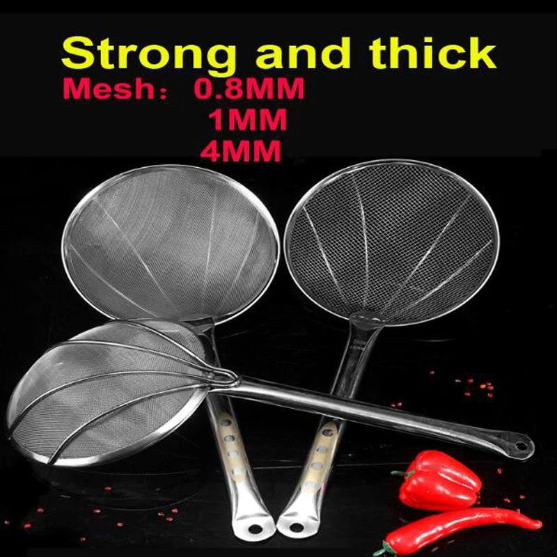 Большой дуршлаг фильтр большая лопата сито лапша из нержавеющей стали