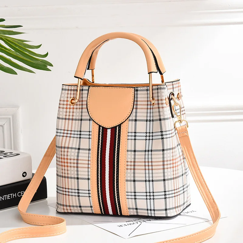 21 Клубная брендовая маленькая Повседневная клетчатая классическая женская