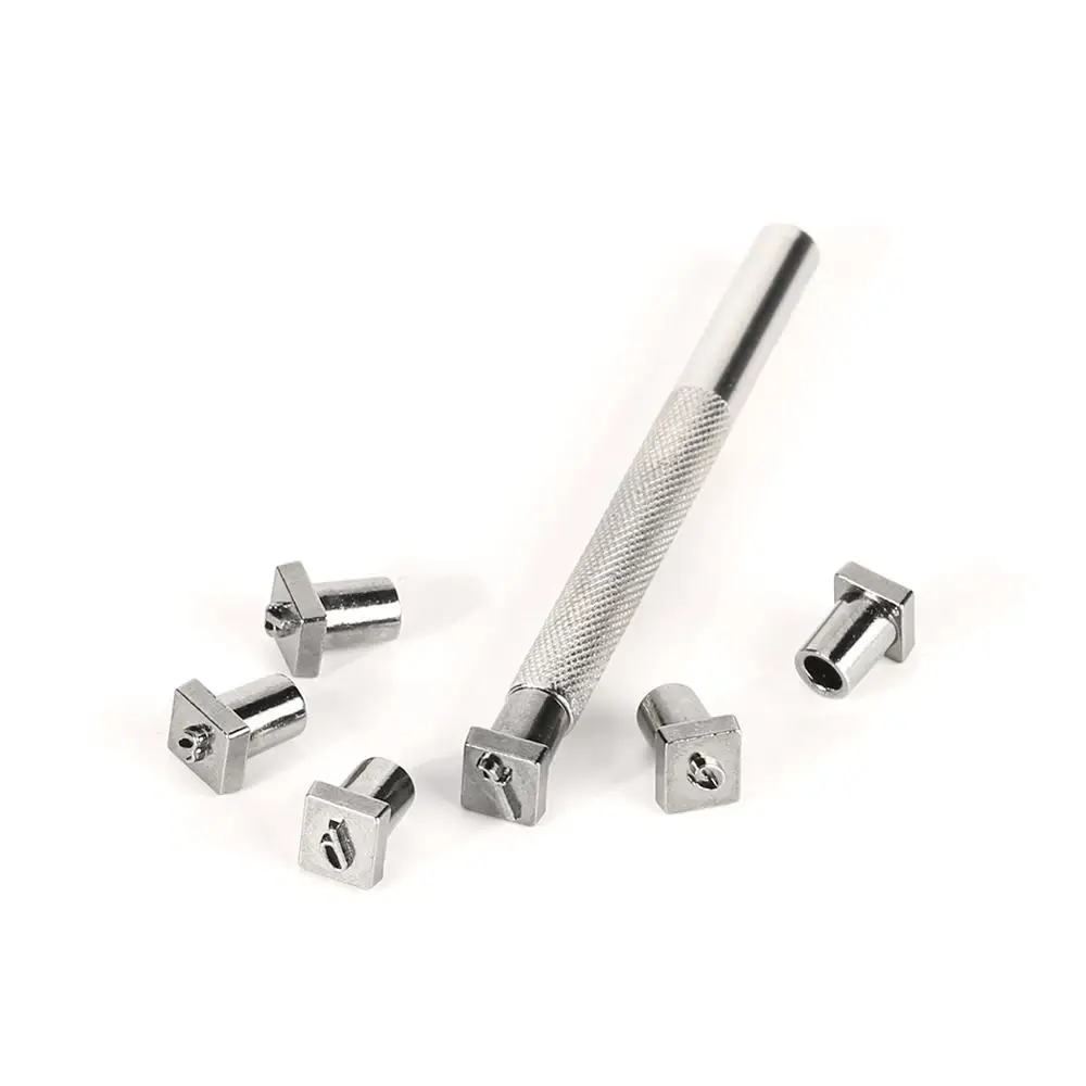 Набор стальных штампов с цифрами алфавита набор для кожи DIY инструментов