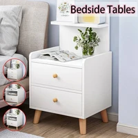 simple bedroom furniture bedside table modern simple nordic economy bedside locker mini storage cabinet shelves nightstands