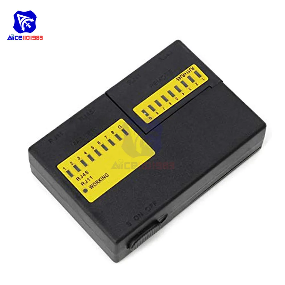 Diymore RJ11 RJ45 Мини компьютер LAN Сетевой кабель Профессиональный тестер сетевой