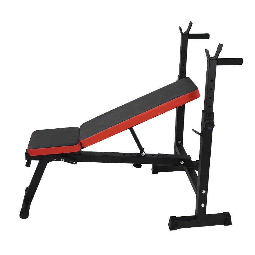 Многофункциональная скамья для тяжелой атлетики стойка штанги Складная Скамья