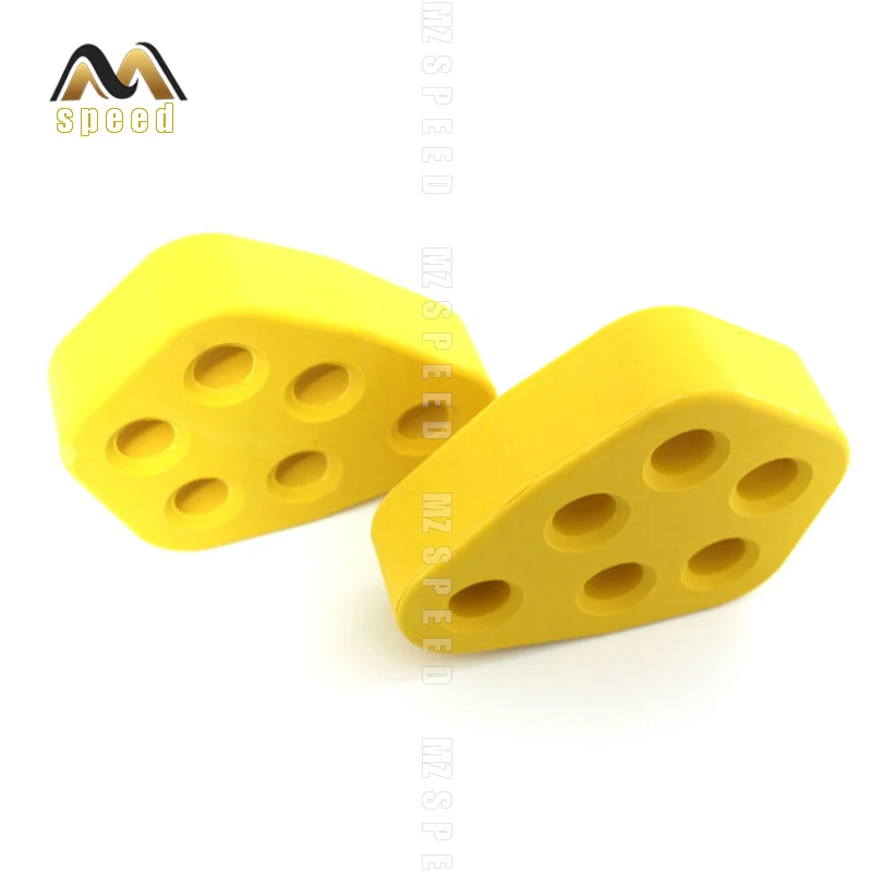 Автомобильные аксессуары 2 шт. 6 отверстий желтый универсальная выхлопная труба