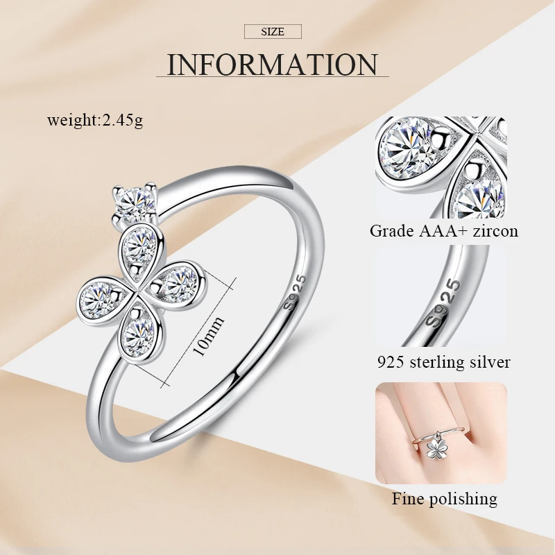 Серебряное Открытое кольцо KALETINE в минималистичном стиле кольца на палец для