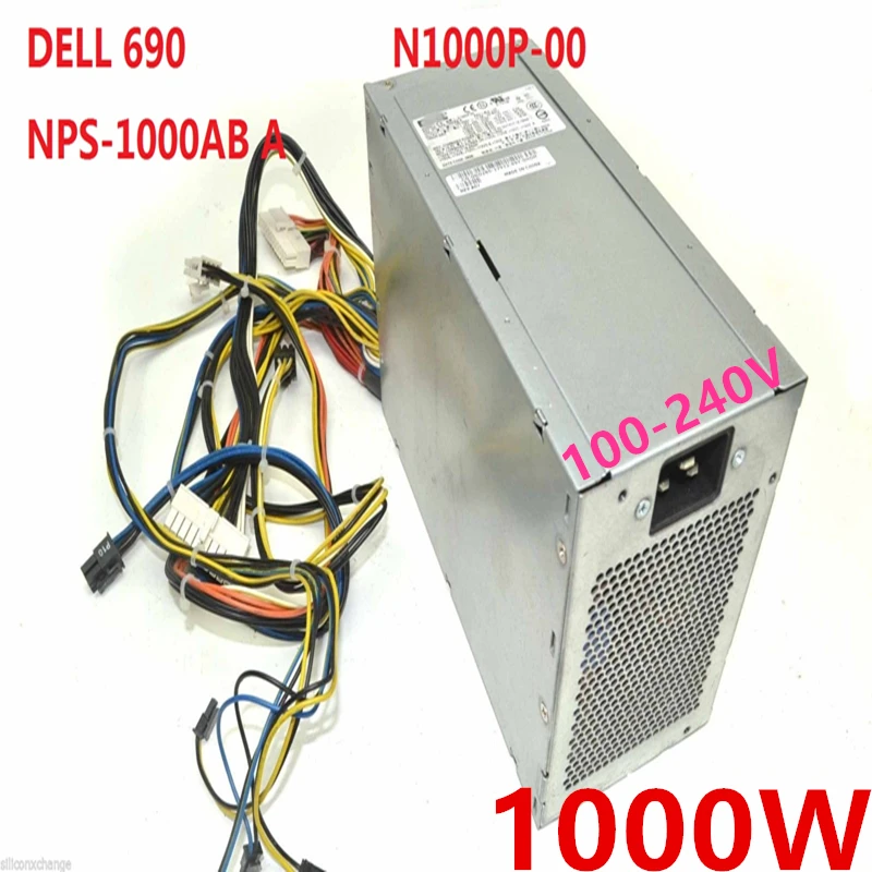 Новый оригинальный блок питания для ноутбука Dell Precision 490 690 XPS700 710 720 T7400 1000W Питание