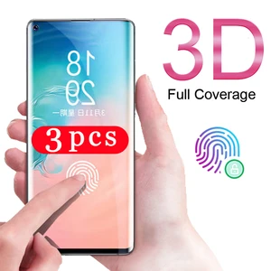 3pcs for samsung galaxy s21 fe s20 ultra s10 lite s10e s9 s8 plus s7 edge tempered glass phone screen protector protective film free global shipping