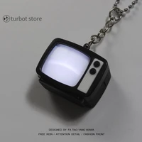 small tv necklace fun jewelry that can shine and sound