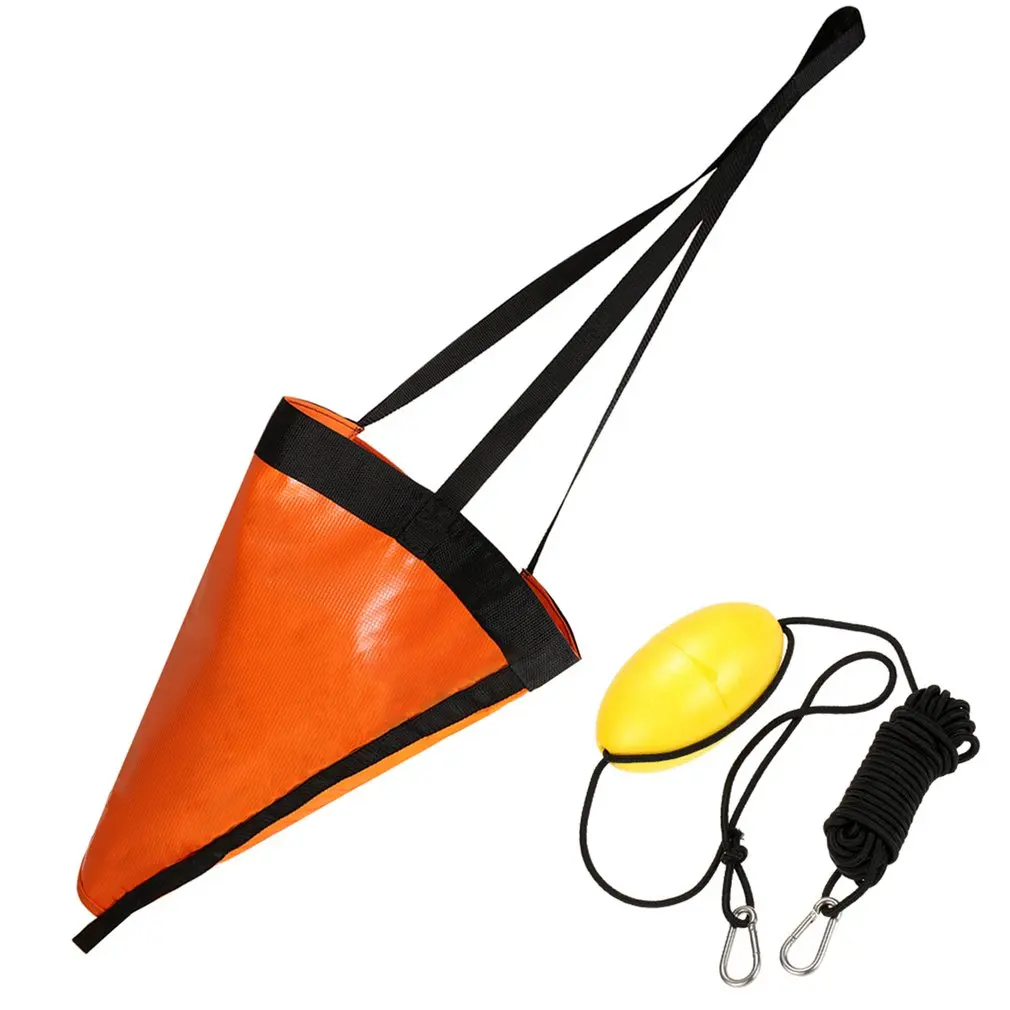 

24 Inch Drift Anchor Tow Rope Throw Line Portable Float Buoy Accessory for Marine Boat Yacht Kayak