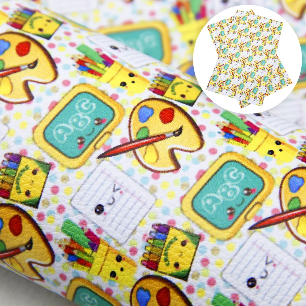 20*33 см Back to School личи искусственная синтетическая кожа для бант сумки кошелек