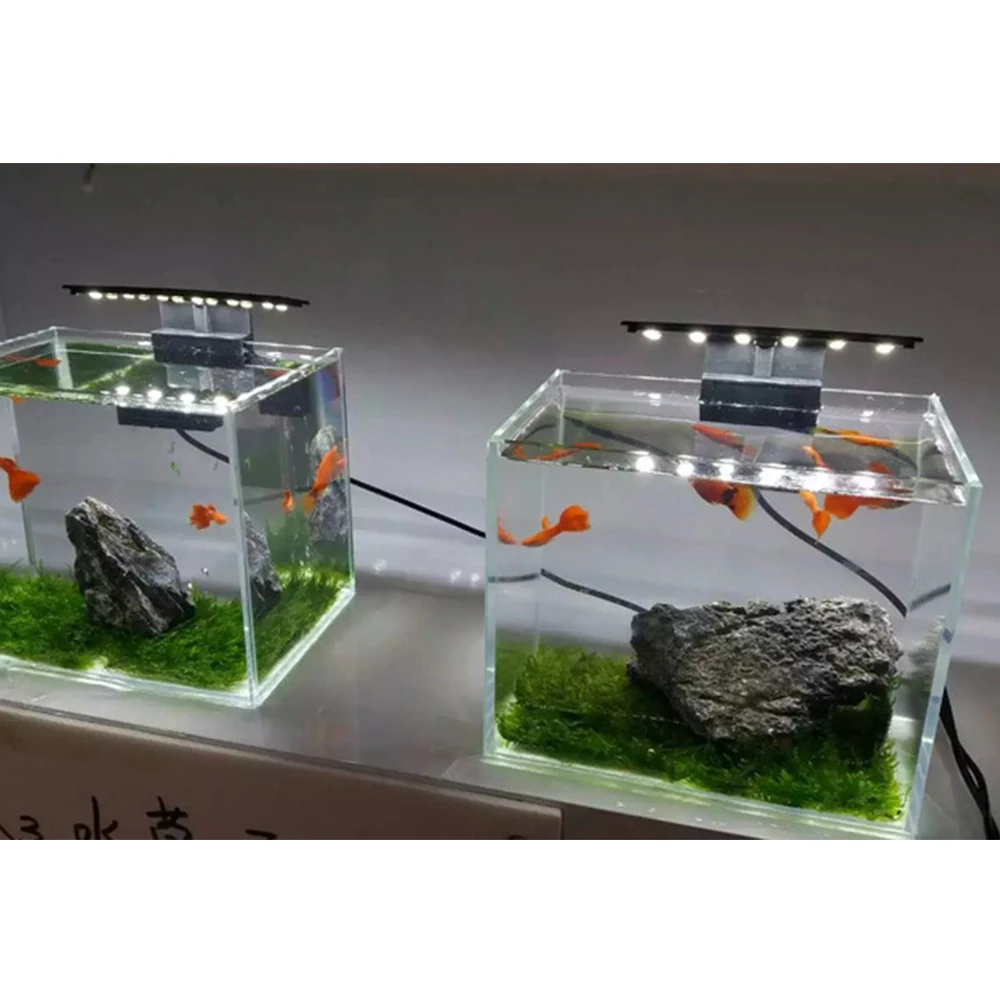 5 Вт Светодиодный светильник высокого Декор Яркость гибкий зажим лампы аквариума