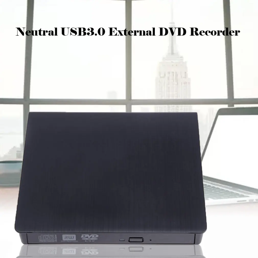USB 3,0 внешний накопитель DVD-ROM CD-RW DVD-RW горелки Портативный считыватель тонкий для Windows7/8/10