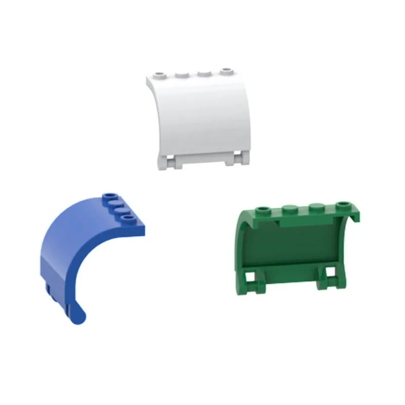 

MOC Block Parts Toy Assembles Particles 3x4x3 Curved Square Shell Building Blocks Parts Educational Gift Toys free shipping