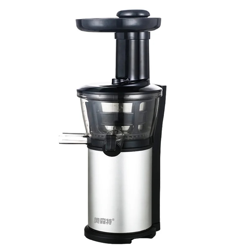 

220V200W 40RPM Stainless Steel Masticating Slow Auger Juicer Fruit and Vegetable Juice Extractor Compact Cold Press