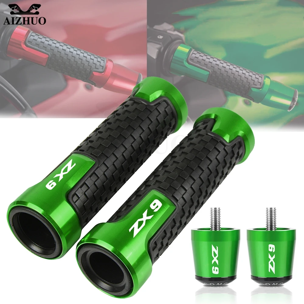 ZX-9R мотоцикл рукоятка Торцевая заглушка штекер 22 мм Руль ручками для KAWASAKI ZX9 ZX9R ZX 9