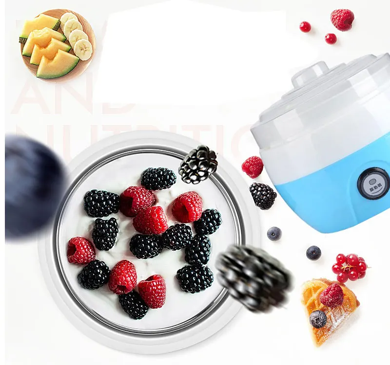 

220V 1L Electric Automatic Yogurt Maker Machine Yoghurt DIY Tool Plastic Container Kithchen Appliance