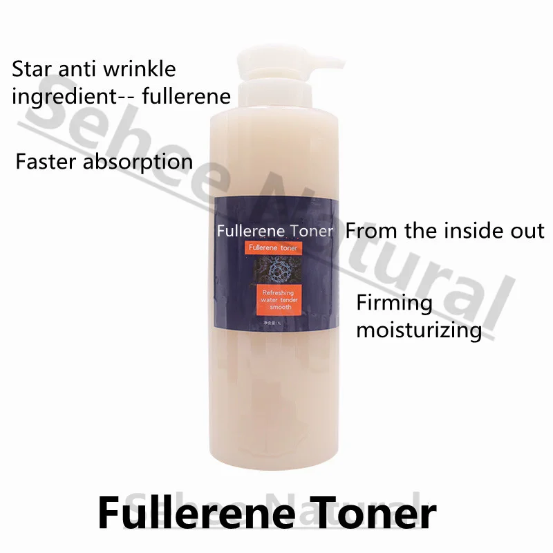 1000g Fullerene Toner Water Reduces Pores Anti-aging Anti Wrinkle Anti-oxidation Skin Care Equipment Beauty Salon