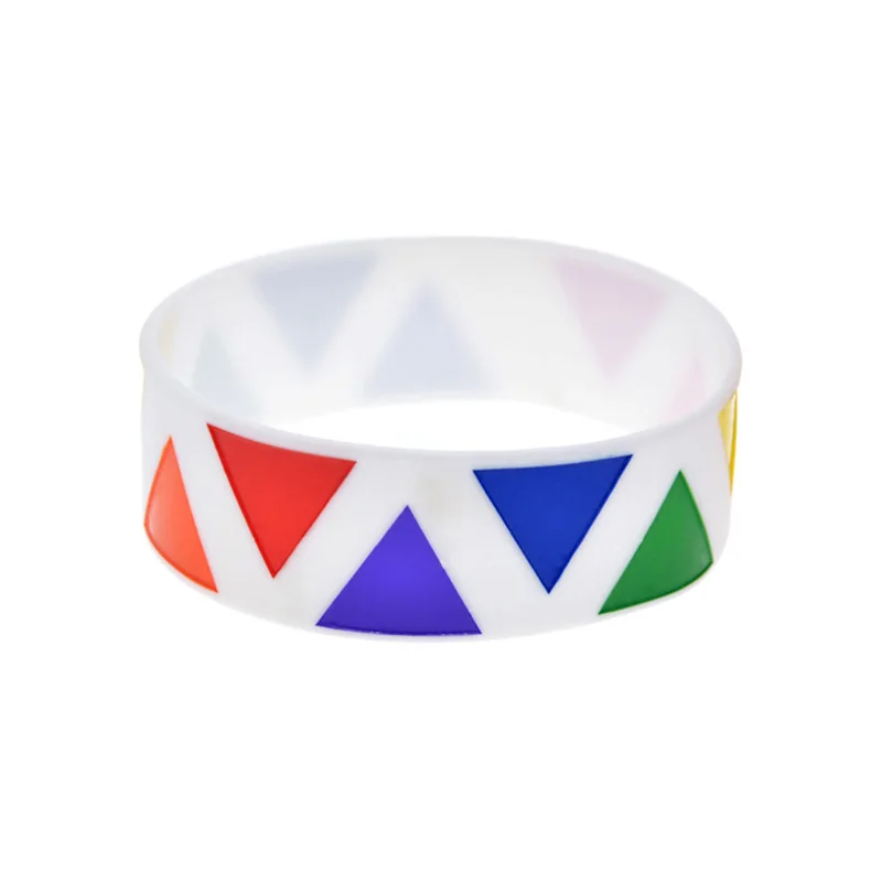1 шт. силиконовый браслет для геев дюйм | Украшения и аксессуары