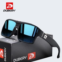 dubery men polarized sunglasses brand vintage square driving movement sun glasses men goggle colorful sun glasses uv400