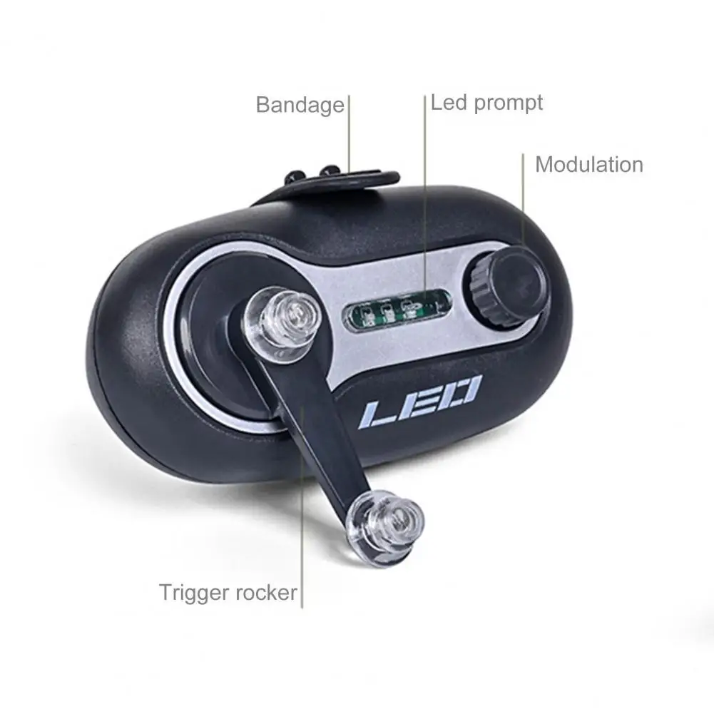 

Plastic Practical Free Hands Strong Fishing Alarm 2 Styles Bite Indicator With Tie Belt for Night Fishing