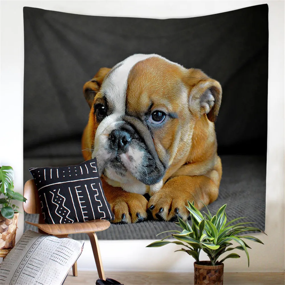 Подвесной гобелен для собак Такса сибирская хаски чихуахуа настенное одеяло