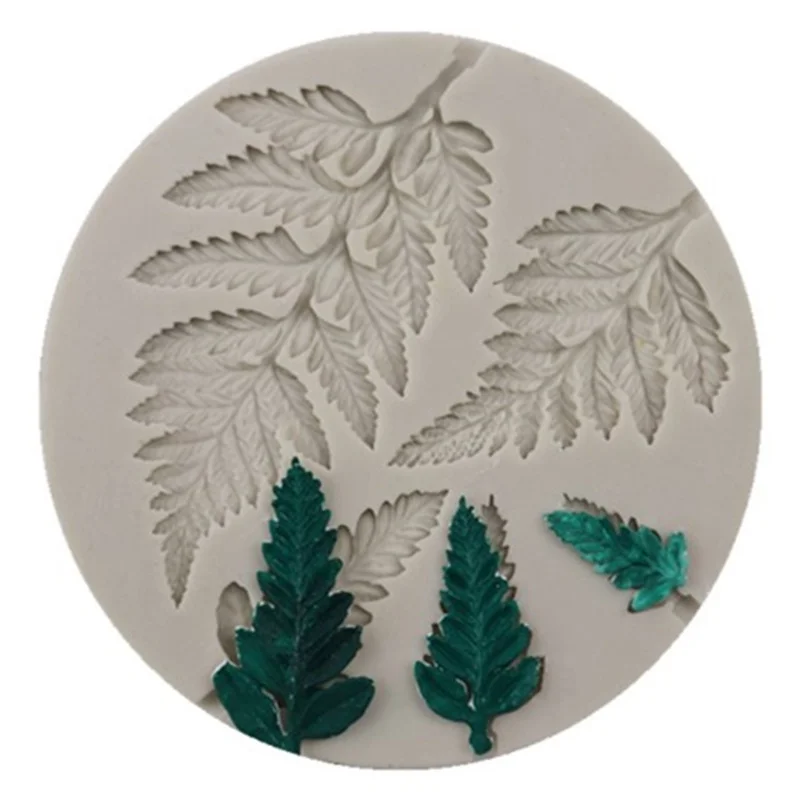 Силиконовые листья шаблон DIY помадка украшения торта инструменты печенье