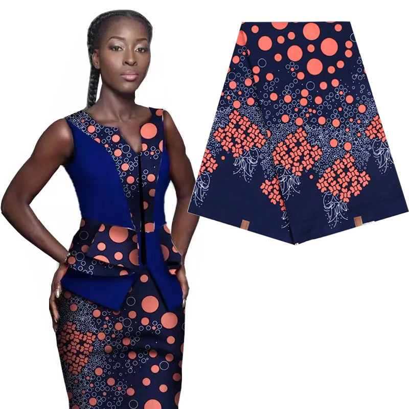 1 ярд гарантировано натуральный воск 100% полиэстер Анкара африканские принты