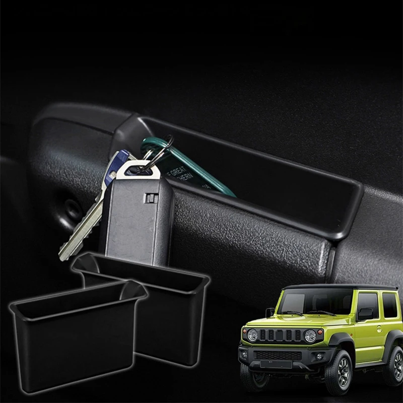Для Suzuki Jimny 2019 2020 2 шт Автомобильный держатель ручки двери контейнер лоток коробка