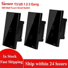 Пульт дистанционного управления Sonoff TX T3 US 1, 2, 3, Wi-Fi, с поддержкой Alexa, Google