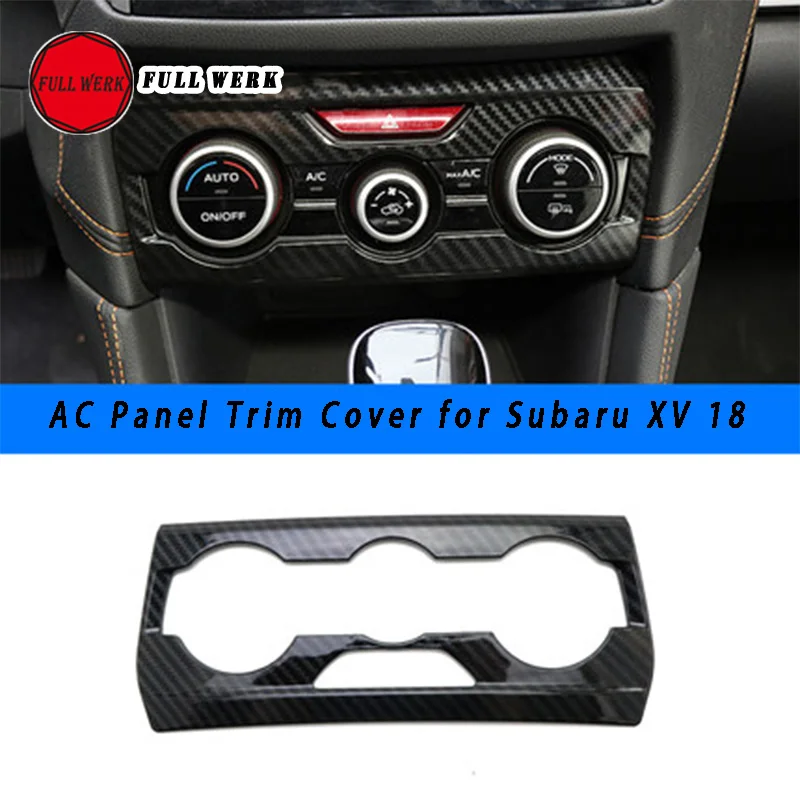 Аксессуары для интерьера автомобиля из углеродного волокна Subaru XV 18 19 чехол