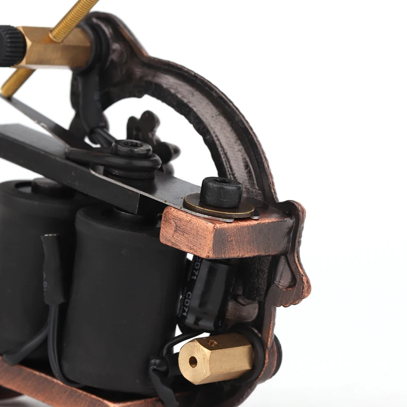 Новейшая дешевая Татуировка машины пистолет в Форме Дракона ручные тату 10