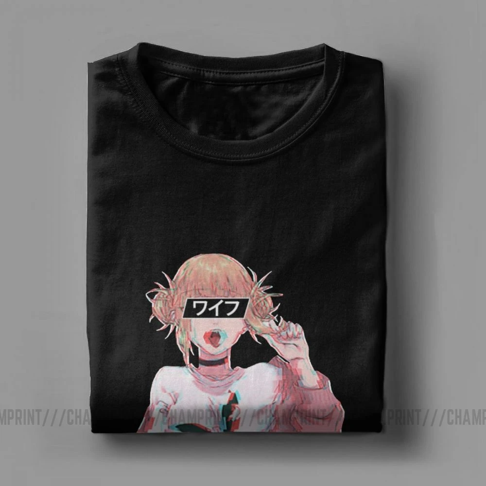 Toga Himiko The Crazy Waifu Мужская футболка Boku No Hero academic японские Аниме футболки с короткими