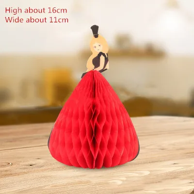 1pcs style2 1 шт 3D стерео соты бумажная резка гравировка день рождения детский подарок сказочная принцесса поздравительная открытка декоративные украшения на вечеринку - Цвет: 1pcs style2