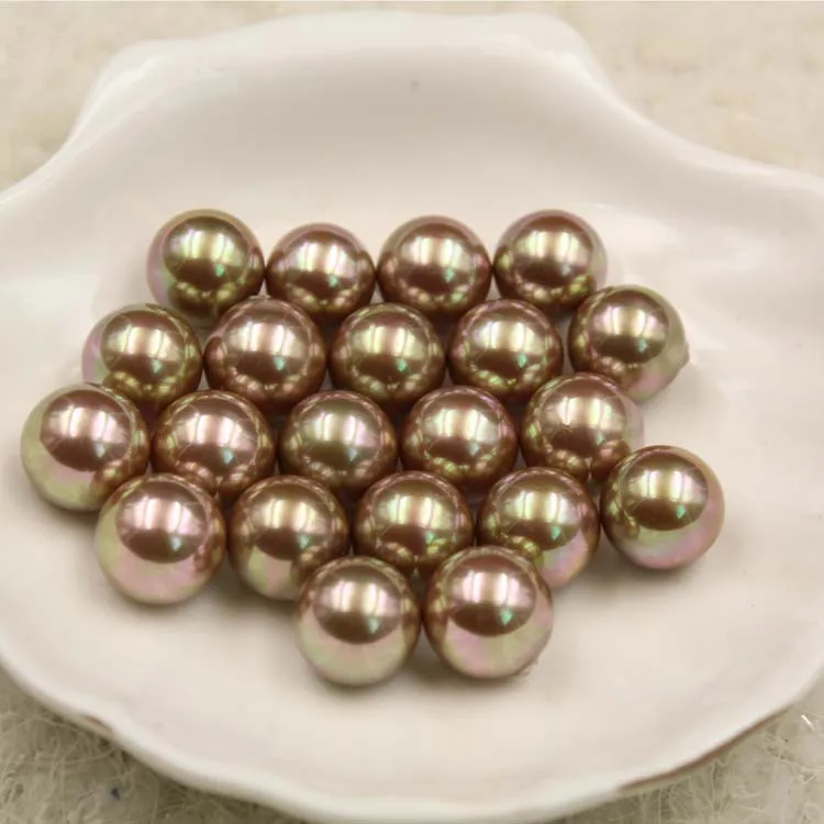 4/6/8/10/12/14mm Colorful Pearl Beads Made of Natural Shell Half Hole Round Loose DIY Jewelry Making | Украшения и аксессуары