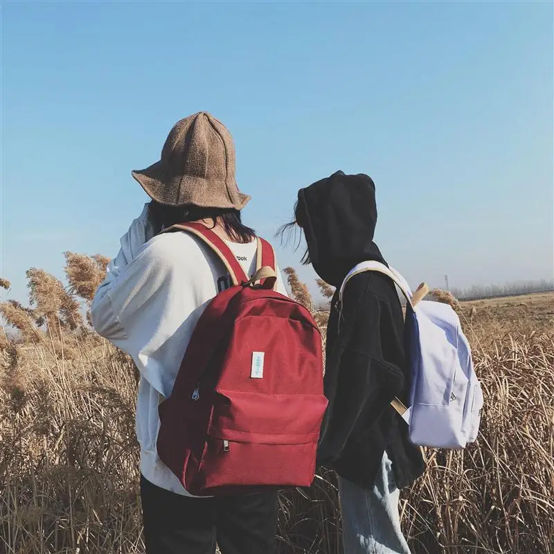 Корейский модный Повседневный трендовый рюкзак для пары мужчин и женщин