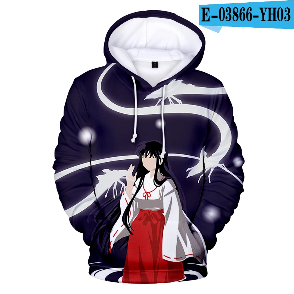 3d Горячая Распродажа 3D Аниме толстовки Inuyasha героев из мультфильмов аниме манга Inuyasha Толстовка Для мужчин/wo Для мужчин и детей с длинными рукавами для мальчиков и девочек прикольная верхняя одежда - Цвет: 3d
