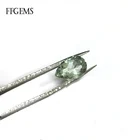 FFGems натуральный зеленый аметист свободный драгоценный Камень Груша огранка 8*12 мм тонкая фотография для женщин свадебный подарок