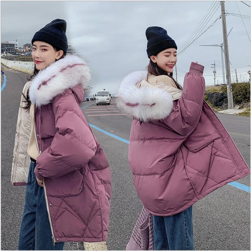 Fat Long Women Winter Jas Losse Student Cato Coat Warm Women's clothing parka 2019 233 | Женская одежда