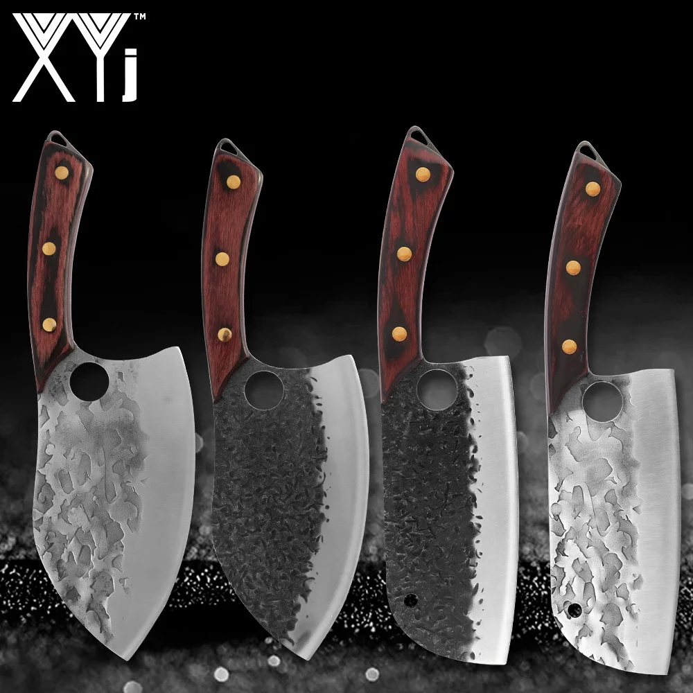 

Нож для мясника XYj, 7 дюймов, из нержавеющей стали, с деревянной ручкой